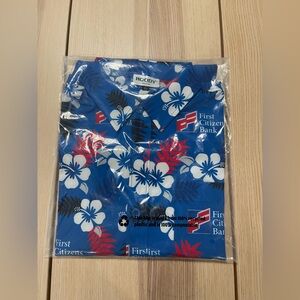 First Citizens‎ Bank Employee Hawaiian Shirt Size XL